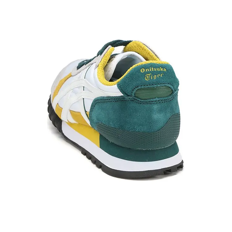 Onitsuka Tiger ColoradoColorado Eighty-Five Wear-Resistant Low-Top Marathon Running Shoes Unisex White Yellow Green-3