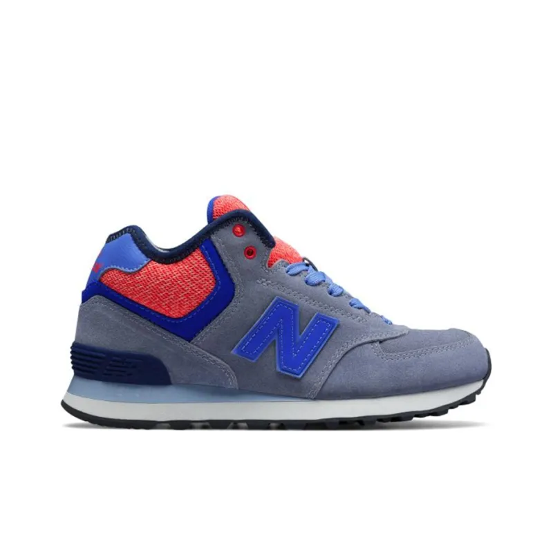New Balance 574 Mid Cut 'Gray Red Blue' Women's-1