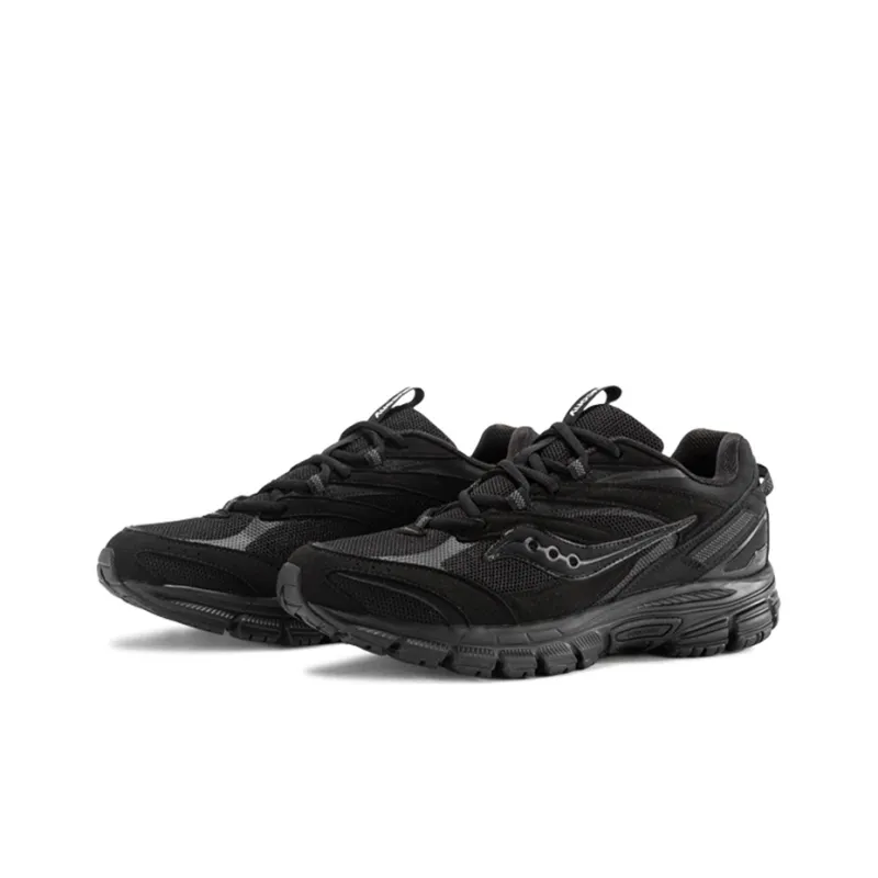 Saucony Cohesion 2K Cushioned Wear-Resistant Water-Resistant Slip-Resistant Low-Top Running Shoes Unisex Black-2
