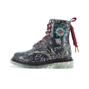 Palladium Pallafusion Hi Palladin Dual Collection Martin Boot Women's Black