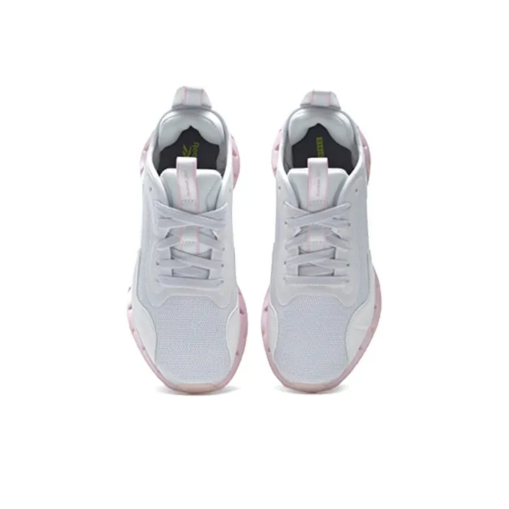 Reebok Zig Dynamica 1 Running Shoes Women's Low-Top Gray/Pink-4