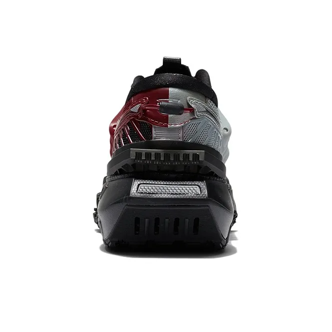 LiNing Xuankong Cushioning Anti Slip And Wear Resistant Rebound Low Top Sports Casual Shoes Men's Bull Red-4