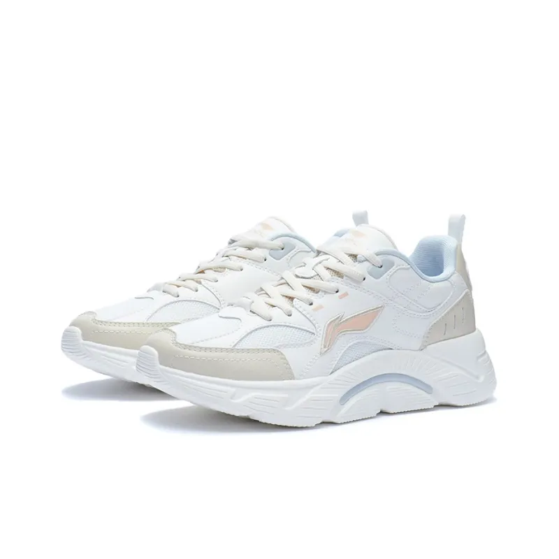 LiNing Li Ning Running Collection Low Top Running Shoes Women's White-2