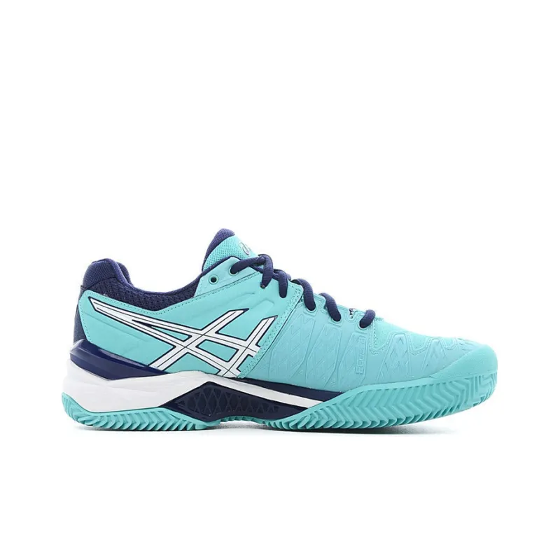 Asics Gel-Resolution 6 Tennis Shoes Women's Low-Top Blue/White-1