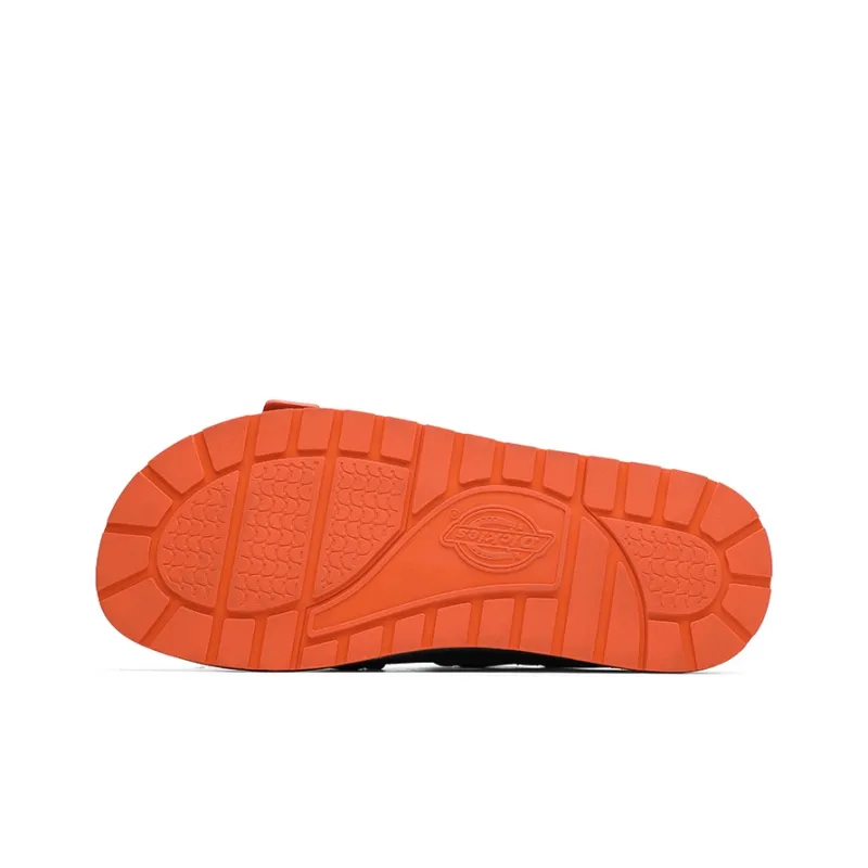 Dickies Hook and Loop, Minimalist Style Casual Versatile Beach Sandals Men's Black-4