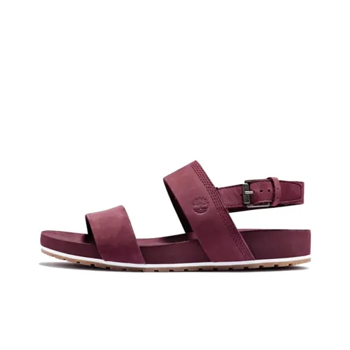 Timberland Malibu Waves Beach Sandals Women's Burgundy