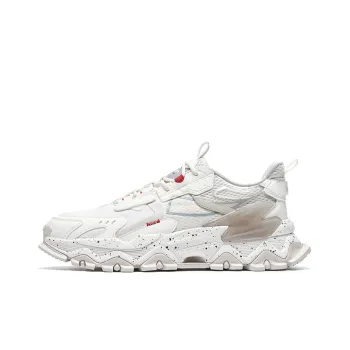 XTEP Shanhai Collection Materia Medica Cushioning Anti Slip And Wear Resistant Low Top Sports Casual Shoes White Gray