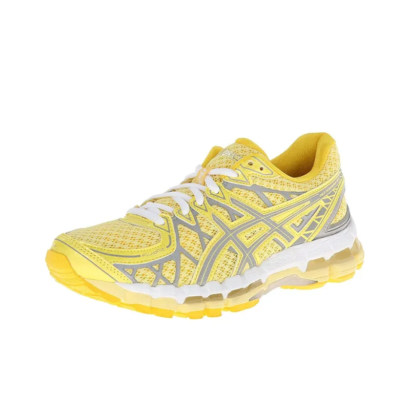 Asics Gel-Kayano20 Lite-Show Wear-Resistant Low-Top Running Shoes Women's Neon Yellow-1