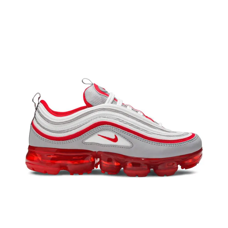 Nike Air VaporMax 97 Atmosphere Grey University Red GS-1