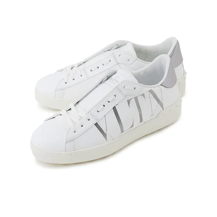 Valentino Open Low Top It's A Work Shoe. Men's White-2