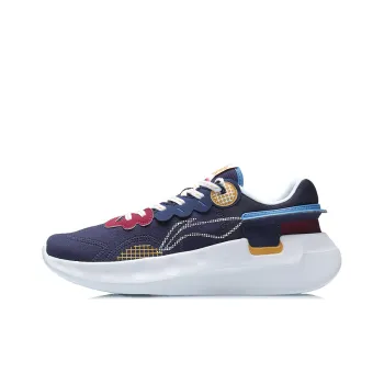 LiNing Cushioning, Slip Resistant, Abrasion Resistant, Rebound Low Top Running Shoes Unisex Royal Blue