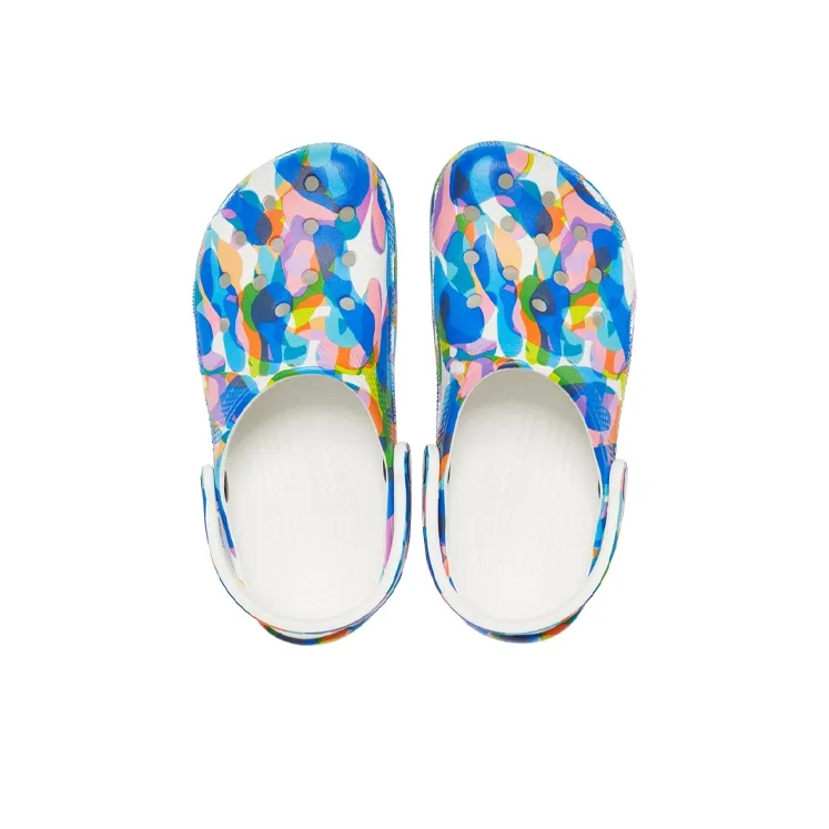 Crocs Classic Bubble Block Clogs 'Blue Multi'-4