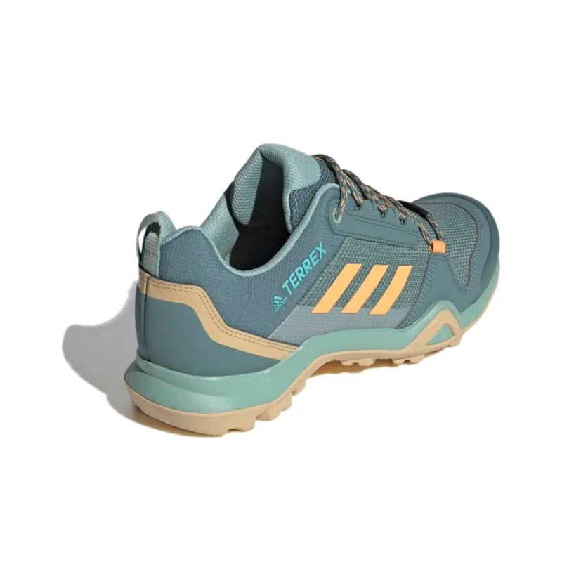 Adidas Terrex AX3 GTX Anti-Slip And Wear-Resistant Breathable Low-Top Hiking Shoes Women's Green-3