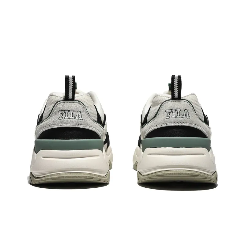 FILA Rayflide Cushioned Slip Resistant Abrasion Resistant Low Top Casual Shoes Unisex Green Black Gray Korean Style-3