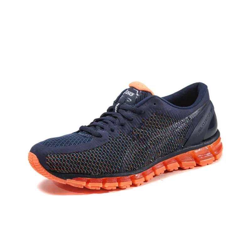 Asics Gel-Quantum 360 Cm Wear-Resistant Slip-Resistant Low-Top Running Shoes Men's Blue Orange-1