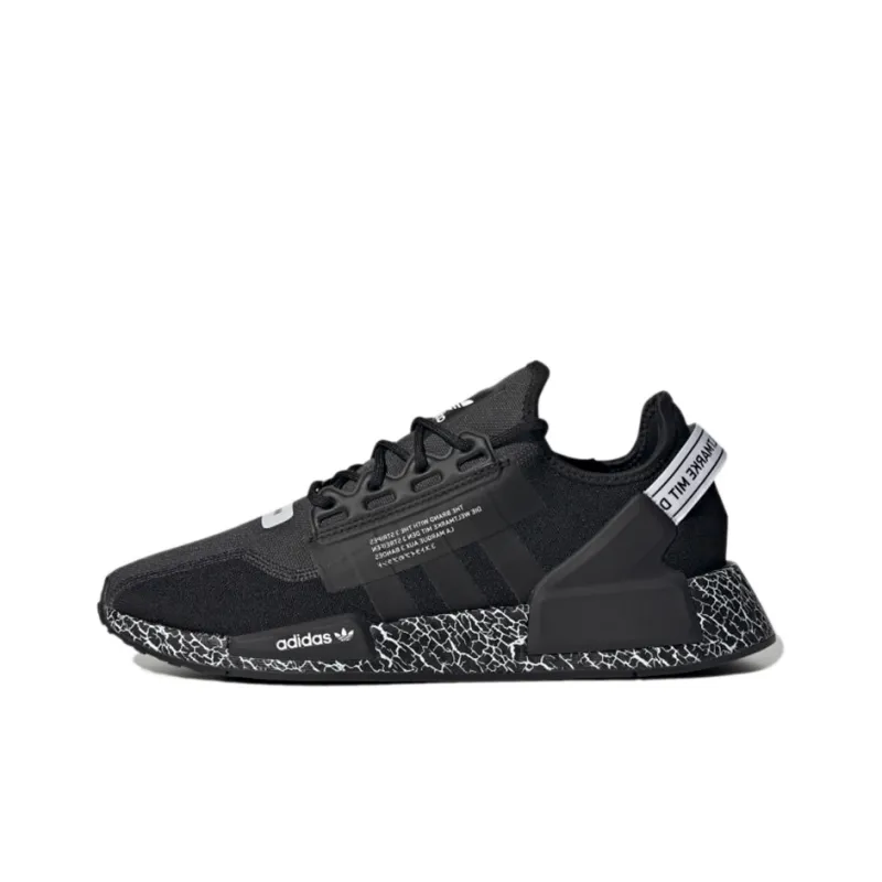 Adidas Nmd R1 V2 Crackled Black Carbon-0