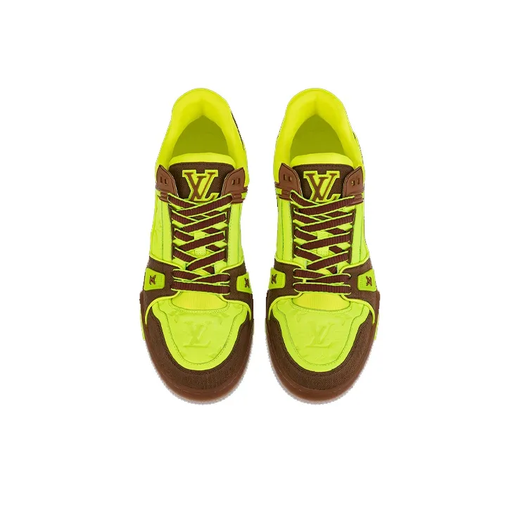 LOUIS VUITTON Trainer Yellow Brown-2