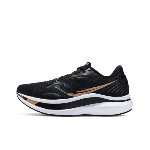Saucony Endorphin Speed 1 Running Shoes Women's Low-Top Black Copper Gold