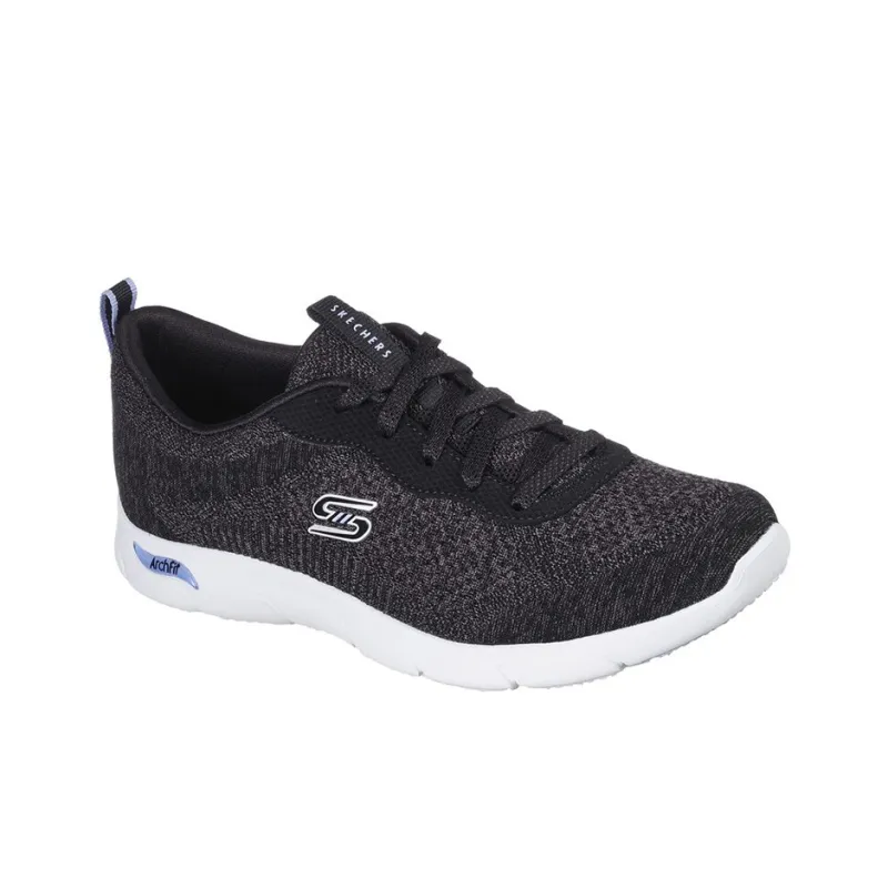 Skechers ARCH FIT REFINE Cushioned Slip Resistant Abrasion Resistant Low Top Casual Shoes Women's Black-2