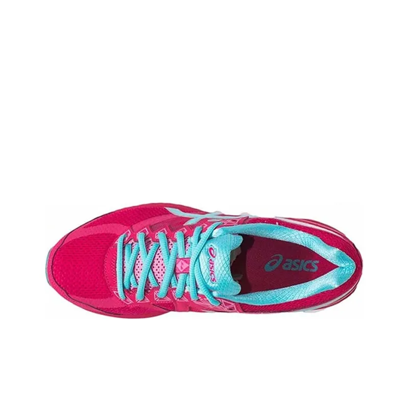 Asics GT-2000 4 Wear-Resistant Low-Top Running Shoes Women's Pink Blue-2
