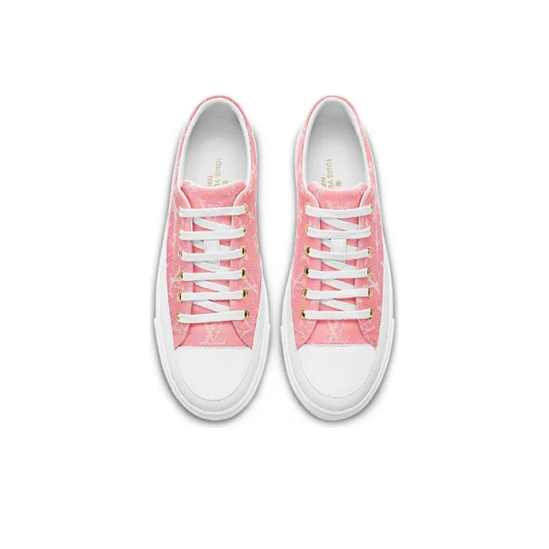 LOUIS VUITTON Stellar Low Top Sneakers Pink Women's-4