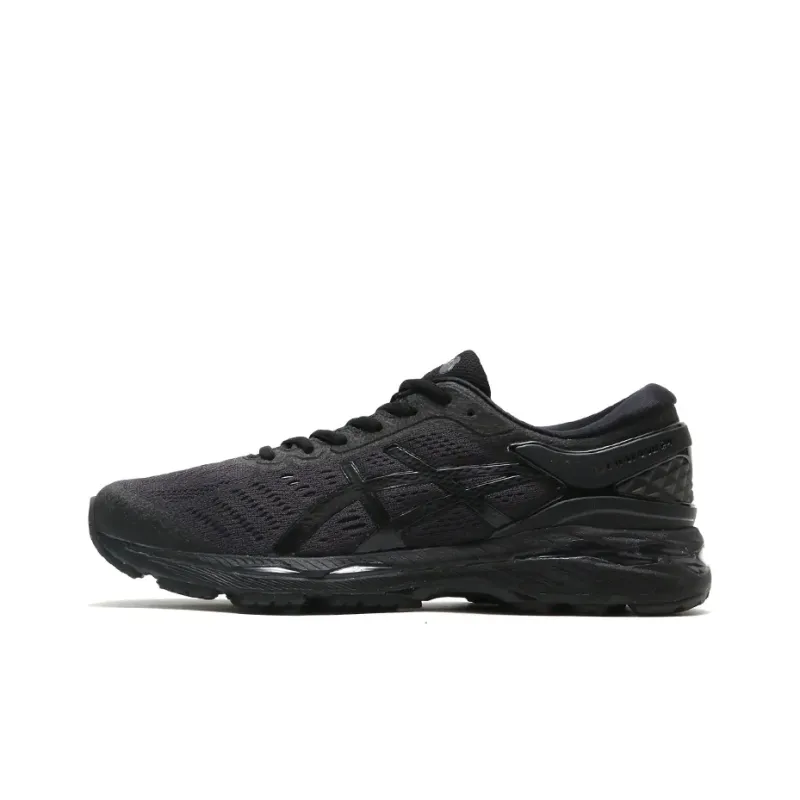 Asics Gel-Kayano 24 Lightweight Low-Top Running Shoes Men's Carbon Black-0