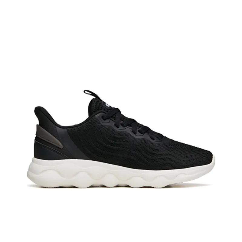 Anta Rebound Cushioning Wear Resistant Slip Resistant Low Top Running Shoes Women's Black-1