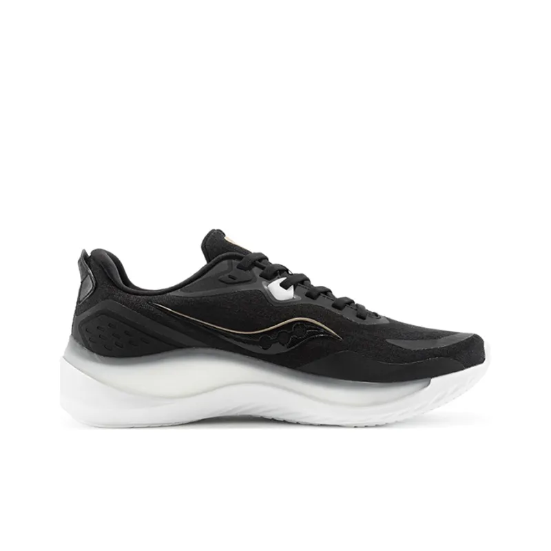 Saucony Phoenix Inferno 2 Cushioned Slip-Resistant Low-Top Running Shoes Men's Black Gold-1