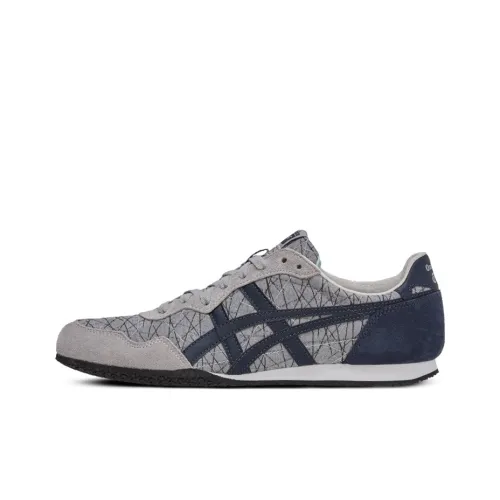 Onitsuka Tiger Serrano Casual Shoes Unisex Low-Top Light Gray/Black/Blue