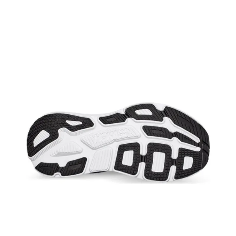 HOKA ONE ONE Bondi 7 Running Shoes Men Low-Top Black/White-4