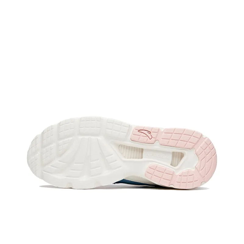 ANTA Running Shoes Women's Low Top Ivory White/Space Gray-4
