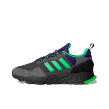 Zx 1K Adidas Originals Boost 'Grey Screaming Green'