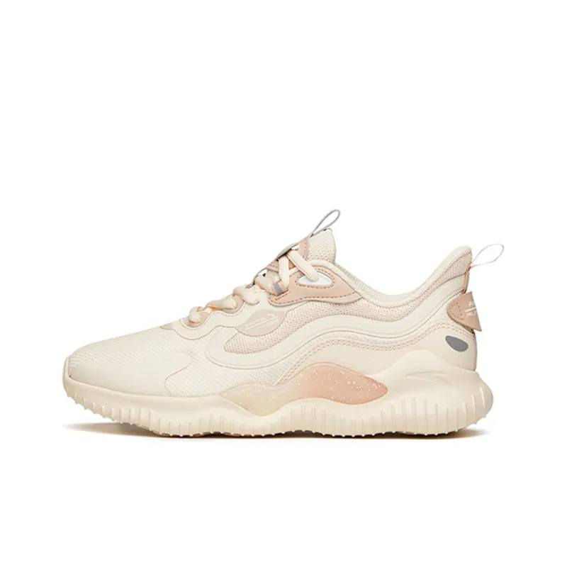 Anta Running Collection Anti Slip Wear Resistant Low Top Running Shoes Women's Oat-0
