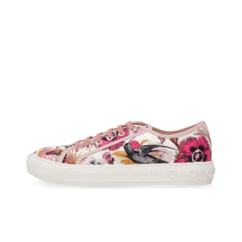 FERRAGAMO Low Top Stylish Skateboarding Shoes Women's Pink