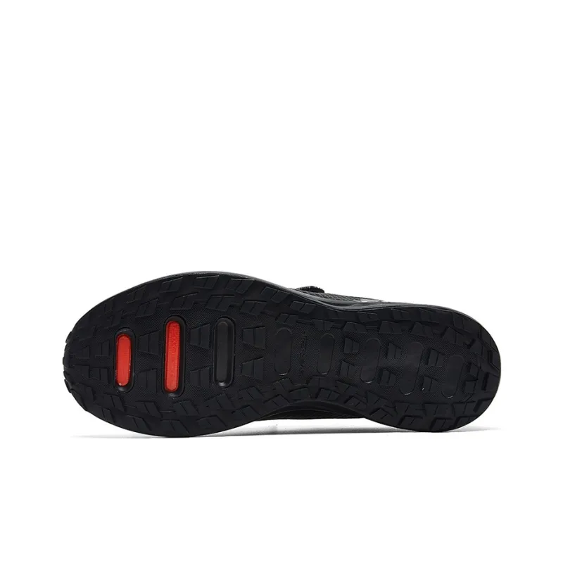 FILA Fence Cushioning Anti-Slip Wear-Resistant Breathability Low-Top Outdoor Shoes Men's Black-4
