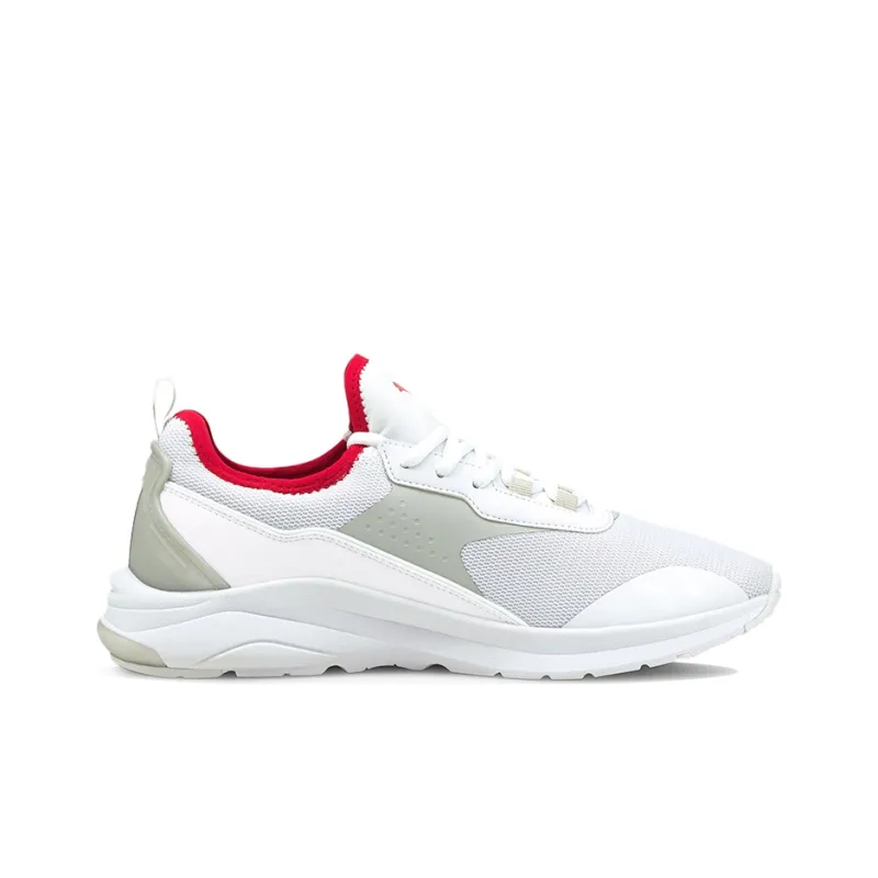 PUMA Electron E Pro Casual Shoes Men Mid-Top White/Gray/Red-1