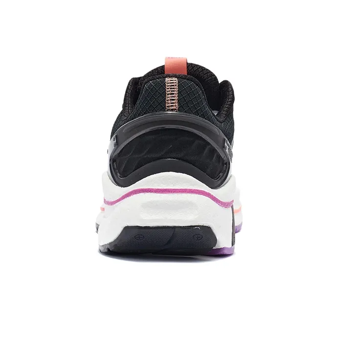 LiNing Furious Rider 5.0 Anti Slip And Wear Resistant Lightweight Low Top Running Shoes Black Pink Purple-3