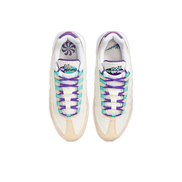 Nike Air Max 95 Air Sprung Sail Purple Teal-3