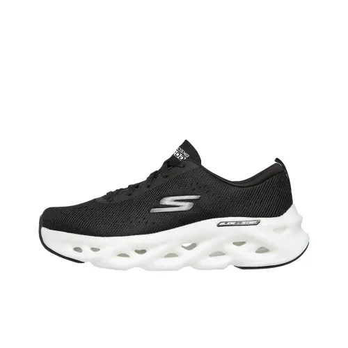 Skechers Glide Step Running Shoes Women's Low-Top Black/White