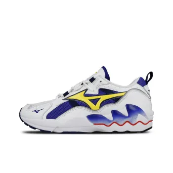 Mizuno Wave Rider White Blue Yellow