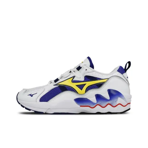 Mizuno Wave Rider White Blue Yellow