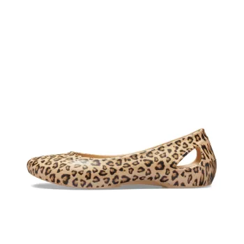 Crocs Women's Casual Shoes Women's Leopard Print/Gold