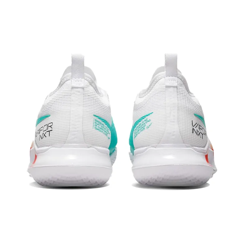 Nike React Vapor Nxt Hc White Habanero Red Pomegranate Washed Teal Women's-4