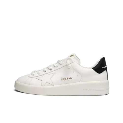 Golden Goose Purestar Casual Shoes Women's White Black Tail