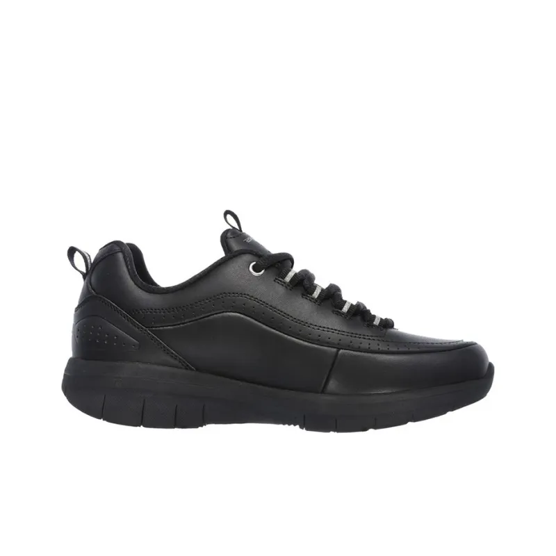 Skechers Synergy Casual Shoes Women's Low-Top Pure Black-1