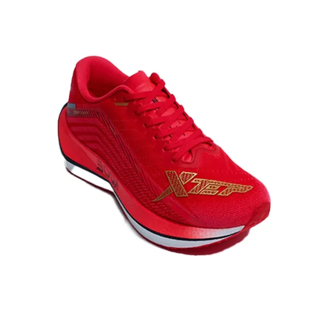 XTEP Race 300X 2.0 Cushioned Anti Slip Wear Resistant Breathable Lightweight Low Top Running Shoes Men's Red-1