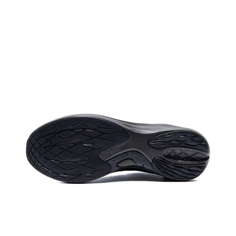 361° Flying Wing 2.0 Q Bounce Ultra Technology Durable Breathable Lightweight Low Top Running Shoes Men's Black Silver-3