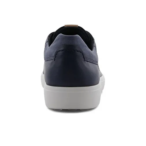 Ecco Soft Cool Size 7 Low Top Stylish Skateboarding Shoes Men's Blue-3