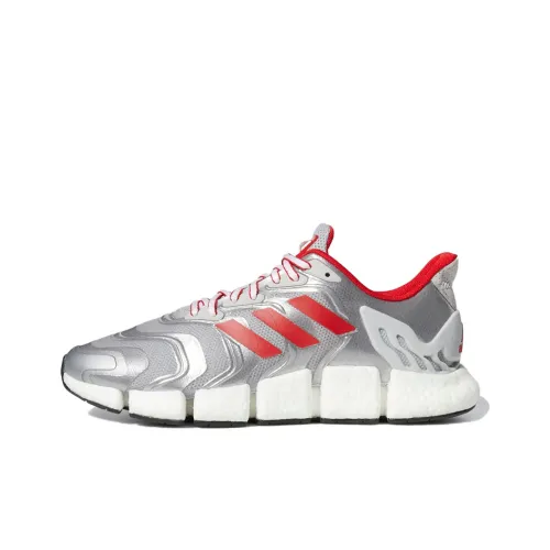 Adidas Climacool Anti Slip Wear Resistant Low Top Marathon Running Chaussures Unisex Gray Silver White