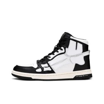 AMIRI Skel Top Hi Black White Black